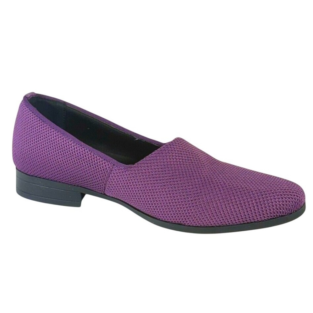 Uubaris Men's size 9 Purple Knit Slip-On Loafers